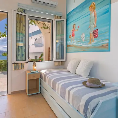Haraki Mare Studios Beach Front Buitenkant foto